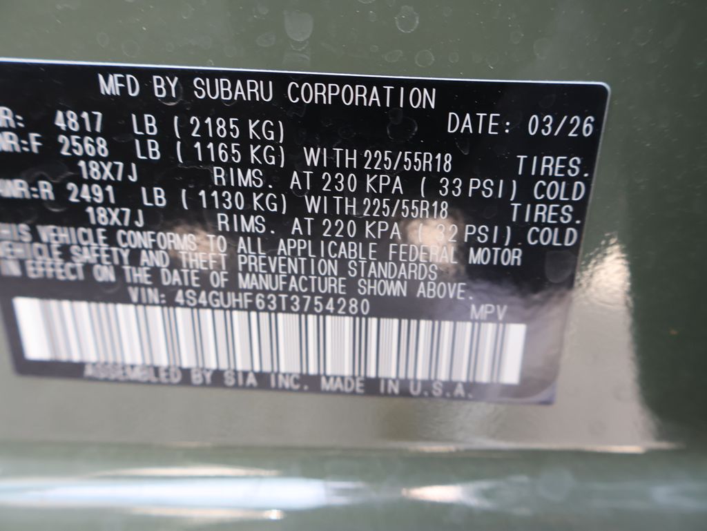 New 2026 Alpine Green Subaru Sport image 40