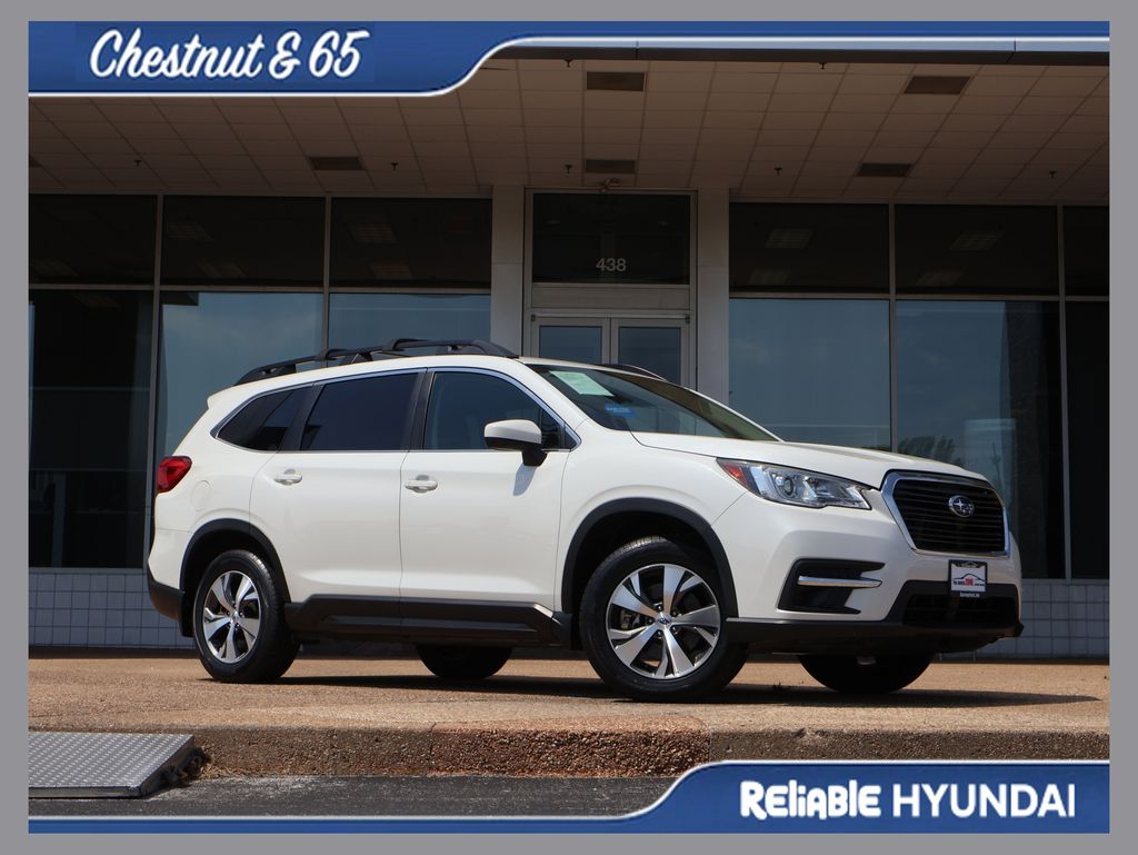 Crystal White Pearl 2019 Subaru Ascent Premium 8-Passenger AWD SUV / Crossover All-Wheel Drive Continuously Variable Transmission