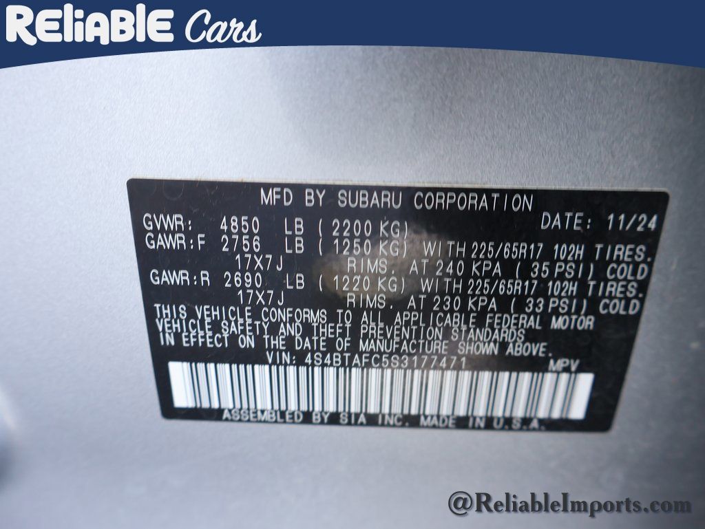 Used 2025 Ice Silver Metallic Subaru Premium image 42