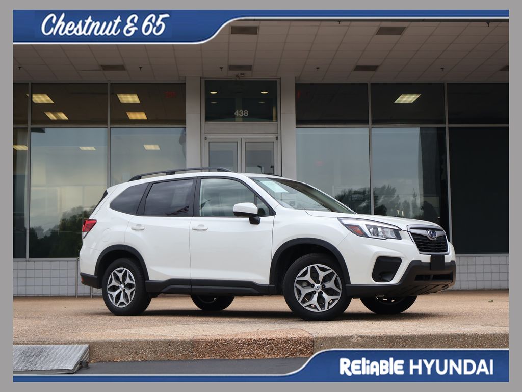 Crystal White Pearl 2020 Subaru Forester SUV / Crossover All-Wheel Drive Continuously Variable Transmission
