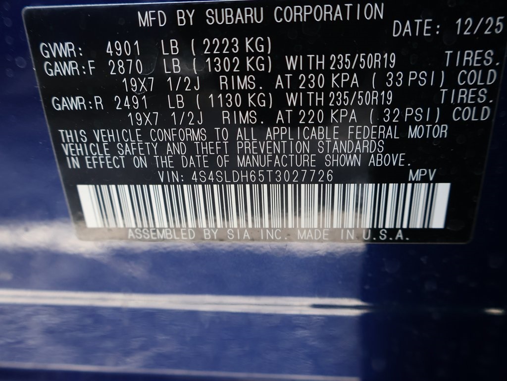 New 2026 Sapphire Blue Pearl Subaru Sport image 42