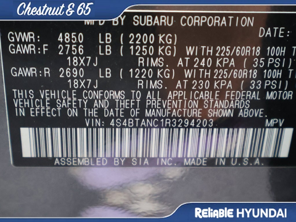 Used 2024 Magnetite Gray Metallic Subaru Limited image 43