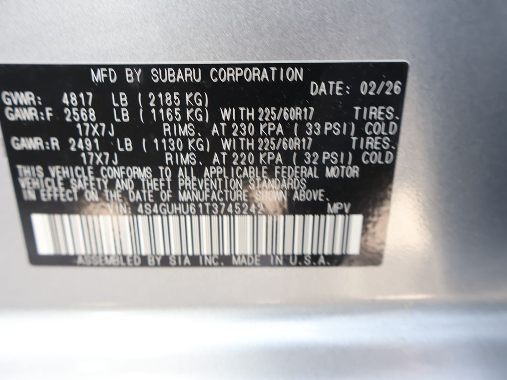 New 2026 Ice Silver Subaru Wilderness image 41