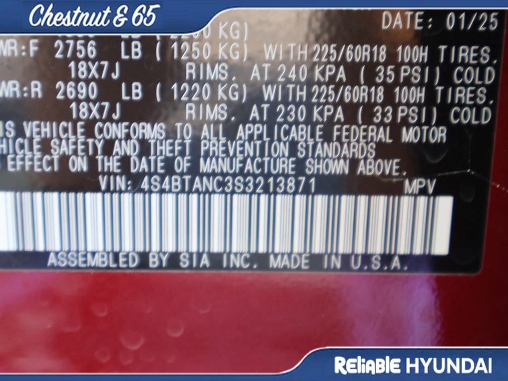Used 2025 Crimson Red Pearl Subaru Limited image 42