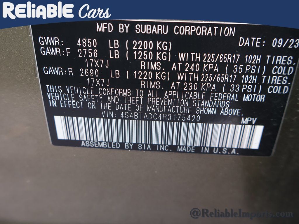 Used 2024 Autumn Green Metallic Subaru Premium image 41