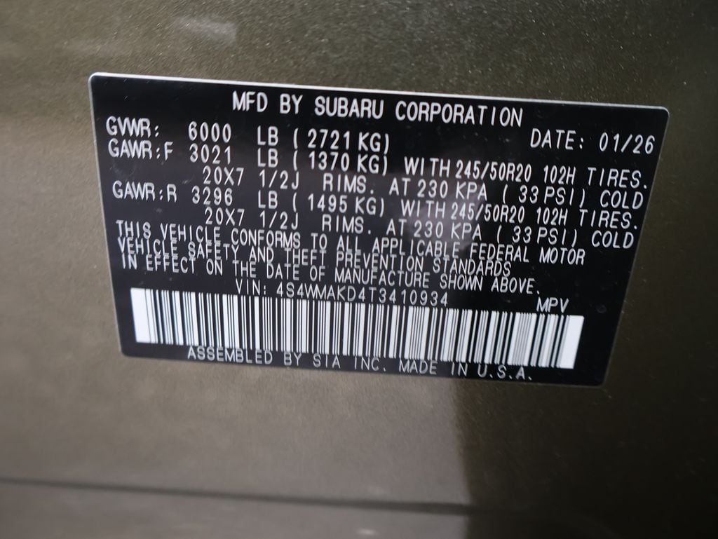 New 2026 Autumn Green Subaru Touring 7-Passenger image 42
