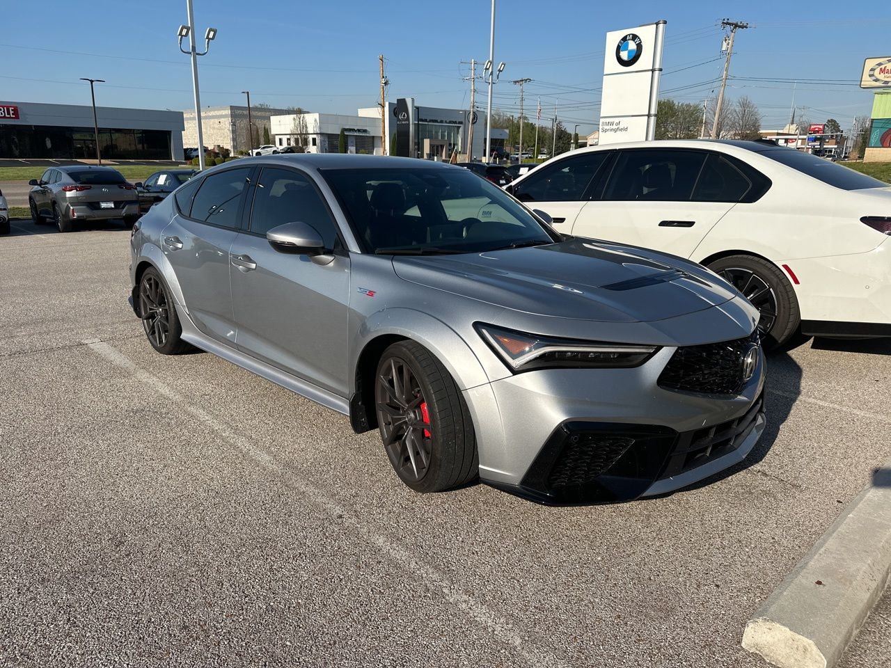 Silver 2025 Acura Integra Type S FWD Sedan Front-Wheel Drive 6-Speed Manual