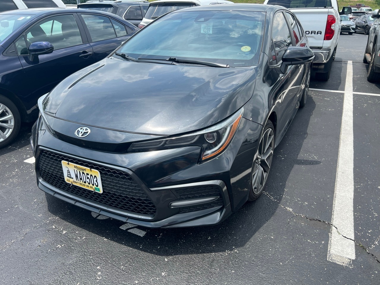 Used 2021 Toyota Corolla SE with VIN 5YFS4MCE2MP076276 for sale in Springfield, MO