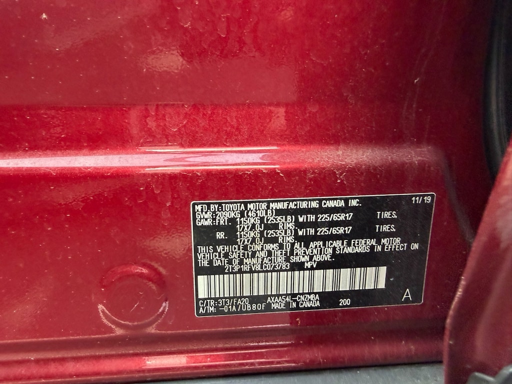 Used 2020 Toyota RAV4 XLE SUV