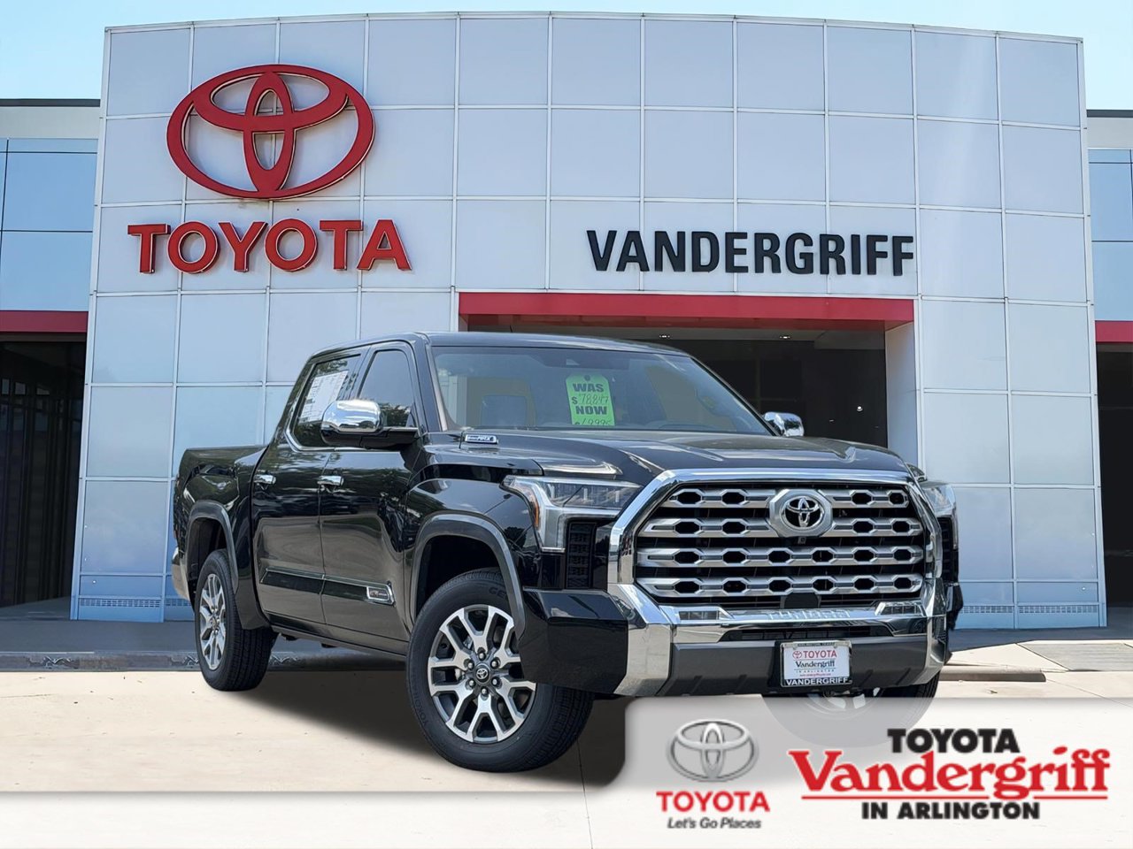 Midnight Black 2026 Toyota Tundra Hybrid Pickup Truck Four-Wheel Drive 