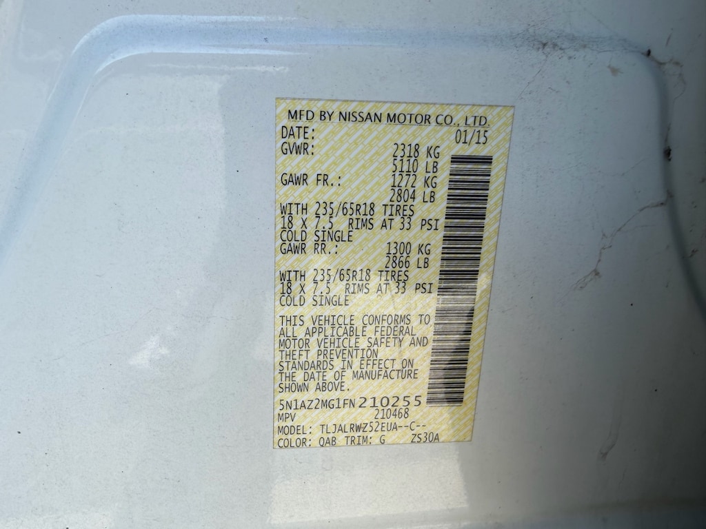 Used 2015 Nissan Murano SL SUV