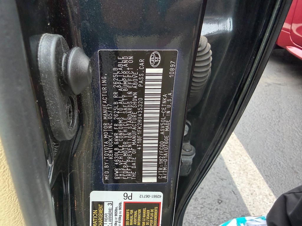 Used 2017 Toyota Camry LE Sedan