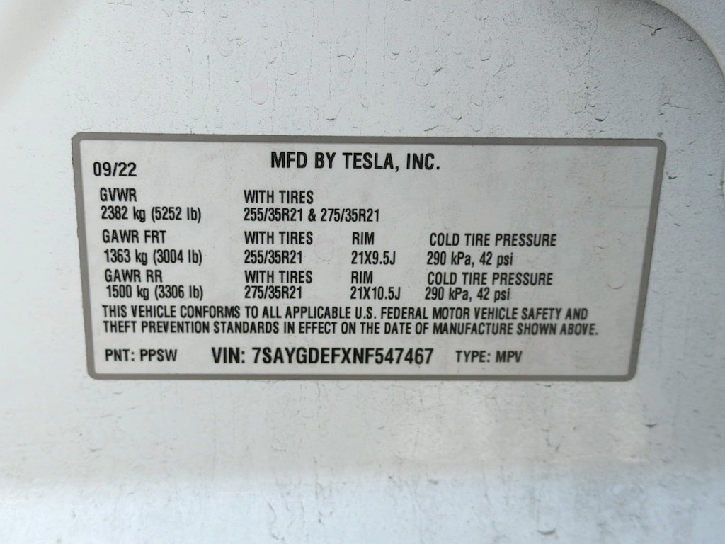 Used 2022 Tesla Model Y Performance Sport Utility