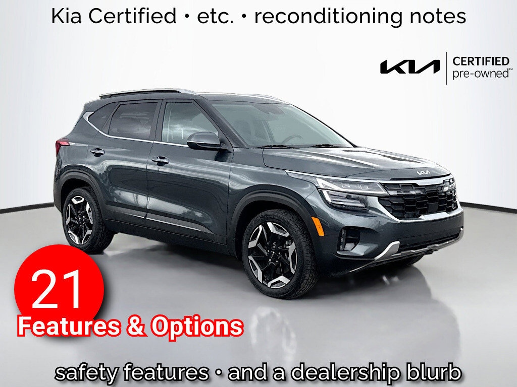 Certified 2025 Kia Seltos SX Sport Utility