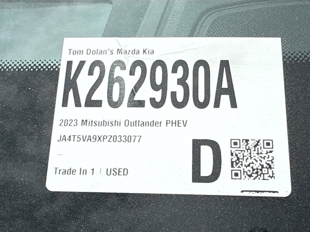 Used 2023 Mitsubishi Outlander Phev SEL Sport Utility