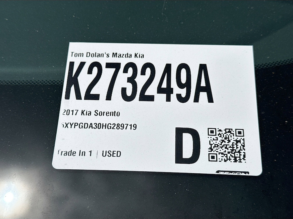 Used 2017 Kia Sorento LX Sport Utility