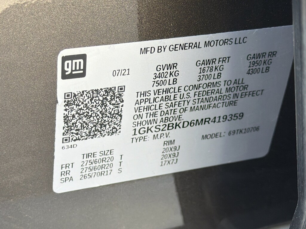 Used 2021 GMC Yukon SLT Sport Utility