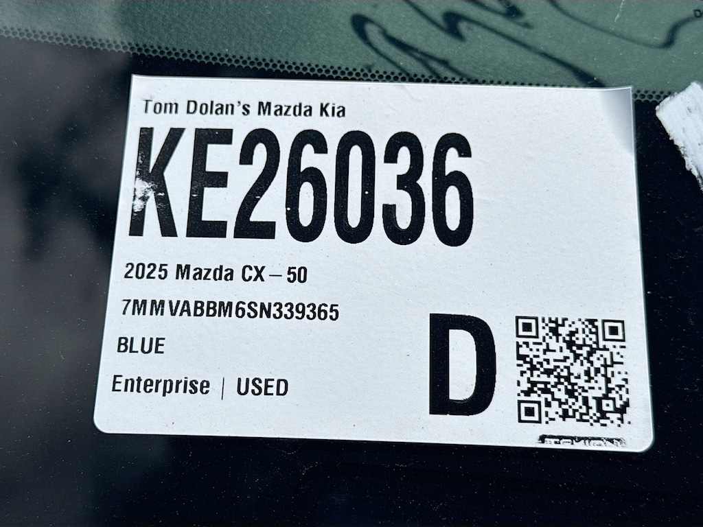 Certified 2025 Mazda CX-50 2.5 S Preferred Package Sport Utility