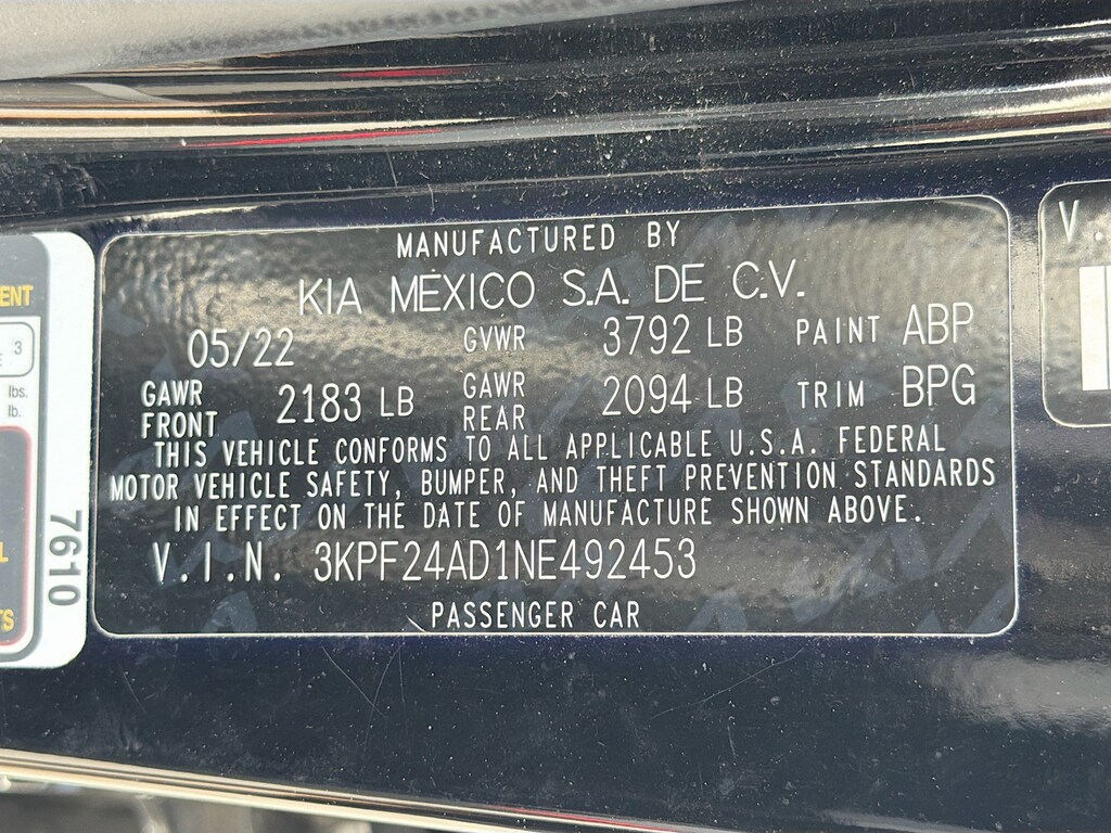 Used 2022 Kia Forte LXS 4dr Car