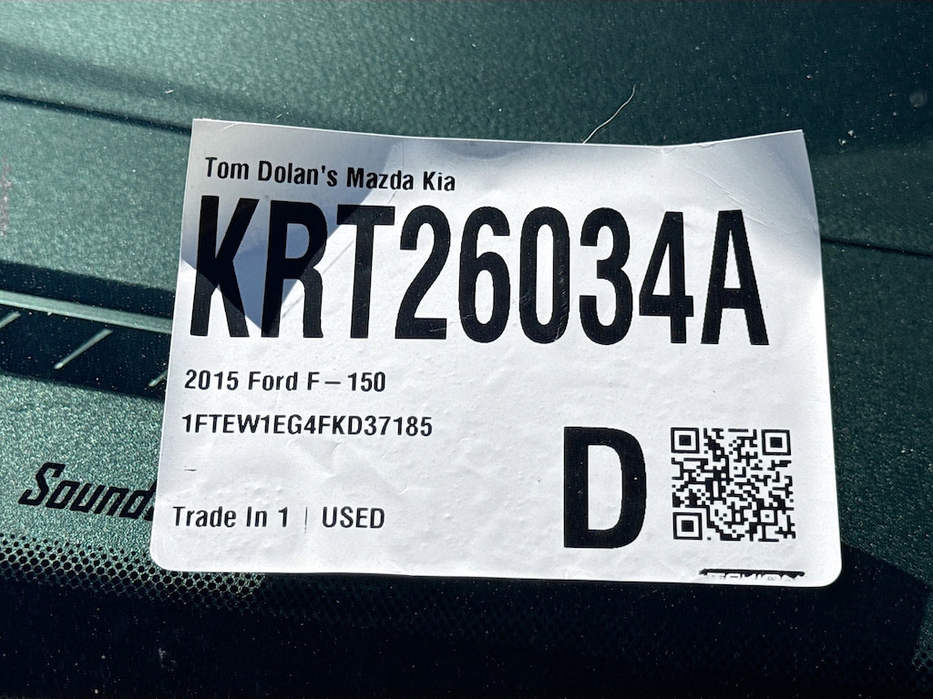 Used 2015 Ford F-150 4WD SuperCrew 145 XLT Crew Cab Pickup