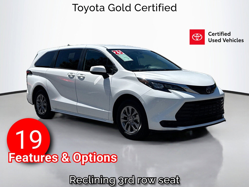 Certified 2025 Toyota Sienna LE Van Passenger Van
