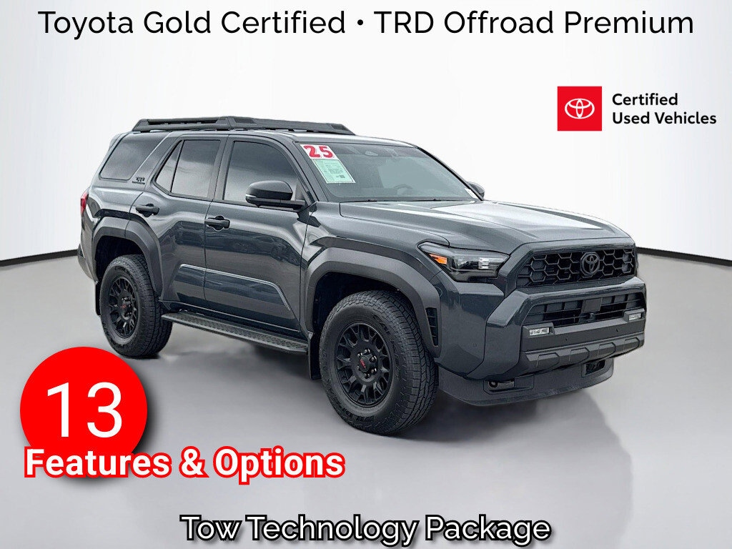 Certified 2025 Toyota 4Runner TRD Off-Road Premium SUV
