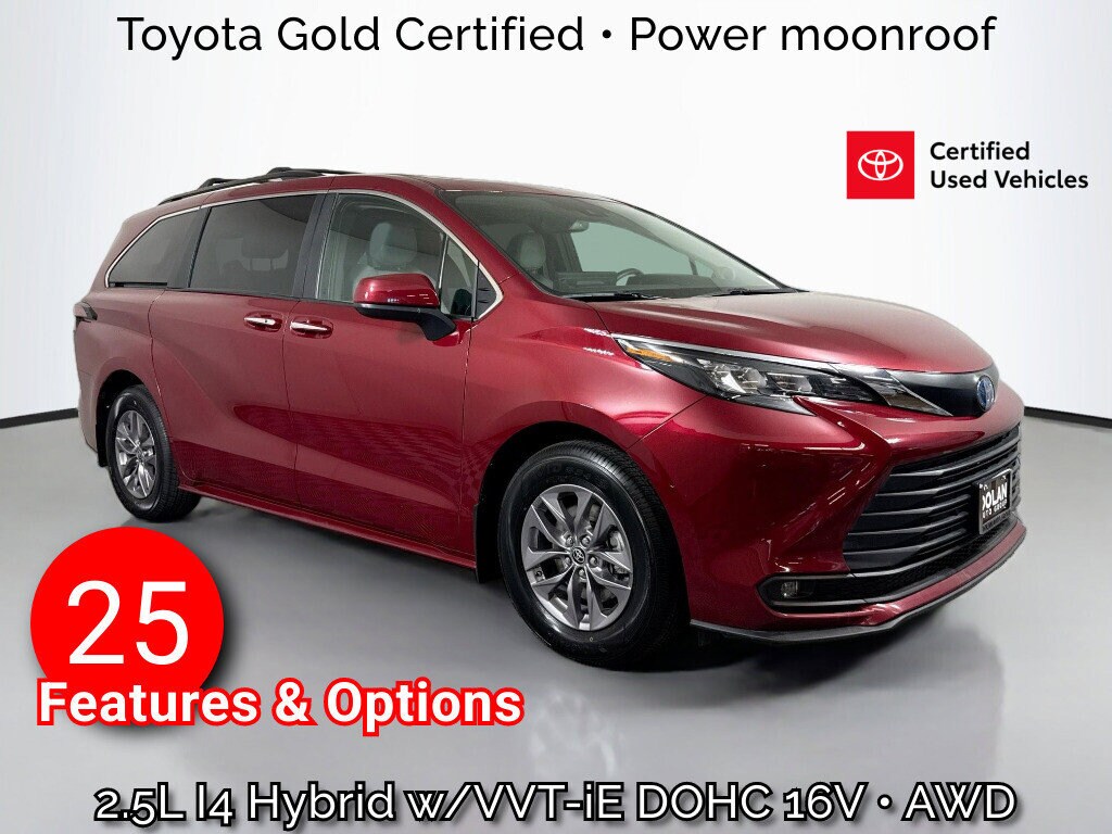 Certified 2025 Toyota Sienna XLE Van Passenger Van