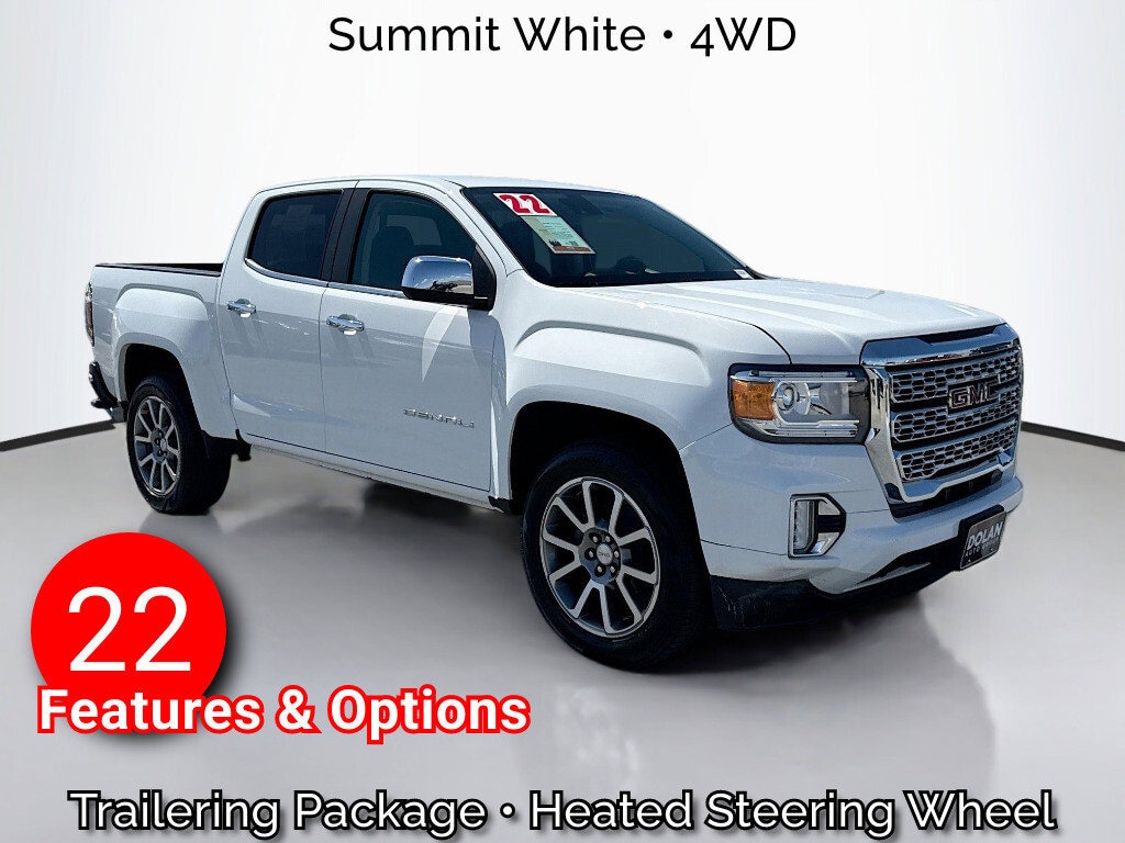 Used 2022 GMC Canyon Denali with VIN 1GTG6EEN0N1160458 for sale in Reno, NV