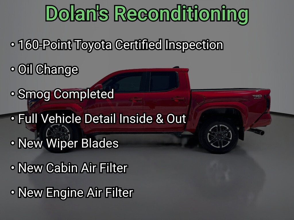 Certified 2024 Toyota Tacoma TRD Sport Truck Double Cab