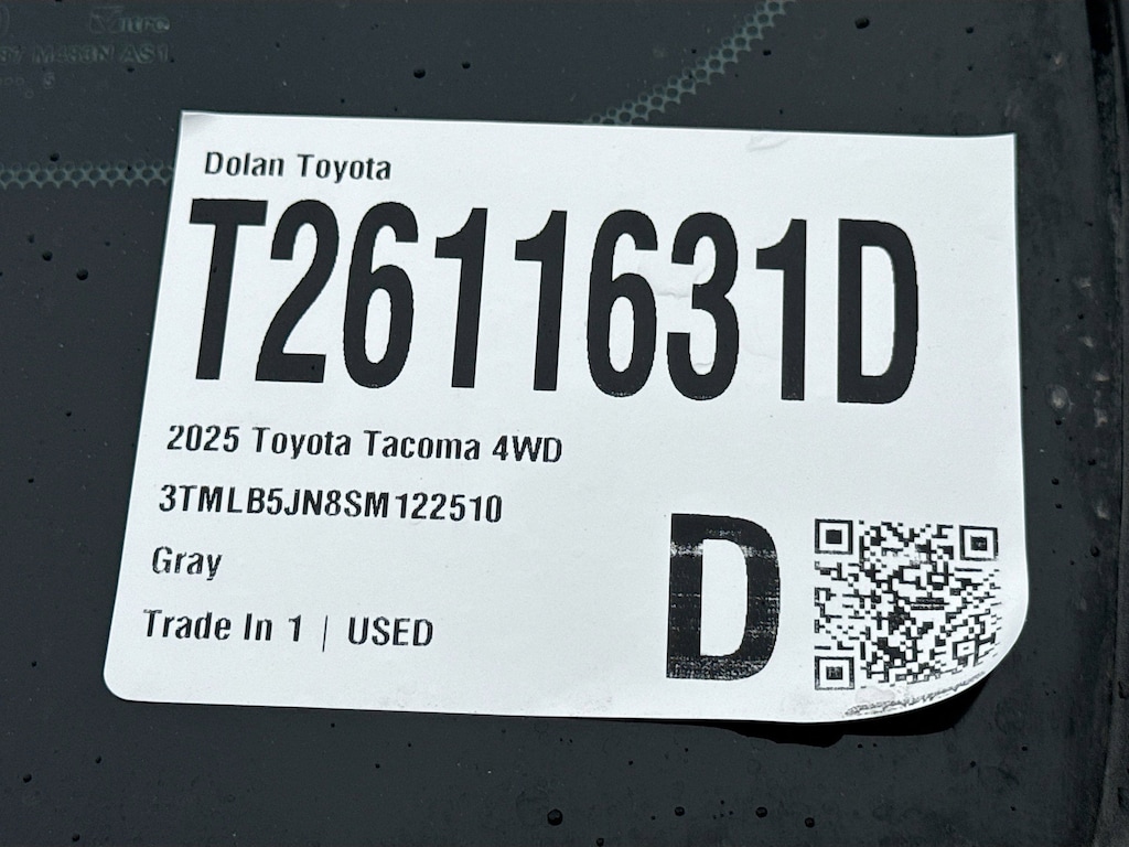 Used 2025 Toyota Tacoma SR5 Truck Double Cab