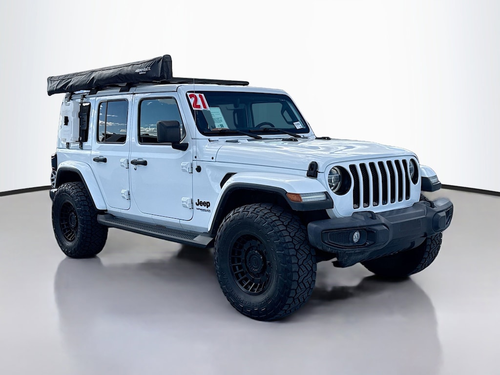 Used 2021 Jeep Wrangler Unlimited Sahara Altitude SUV