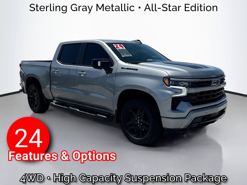Used 2024 Chevrolet Silverado 1500 RST with VIN 1GCUDEED7RZ335912 for sale in Reno, NV
