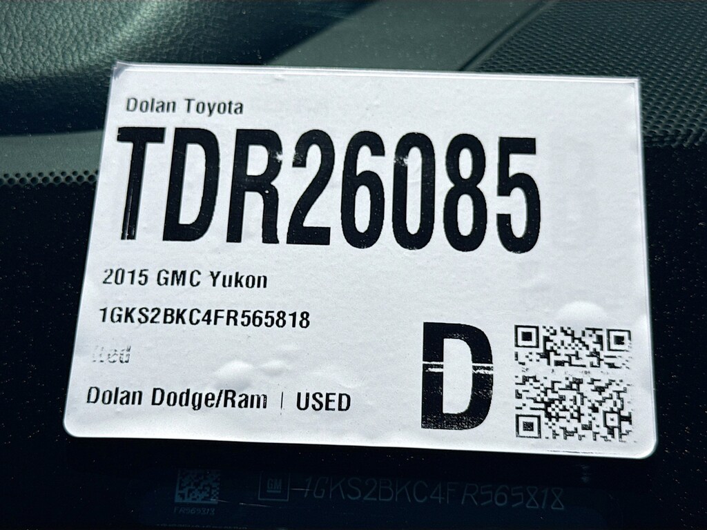 Used 2015 GMC Yukon SLT SUV