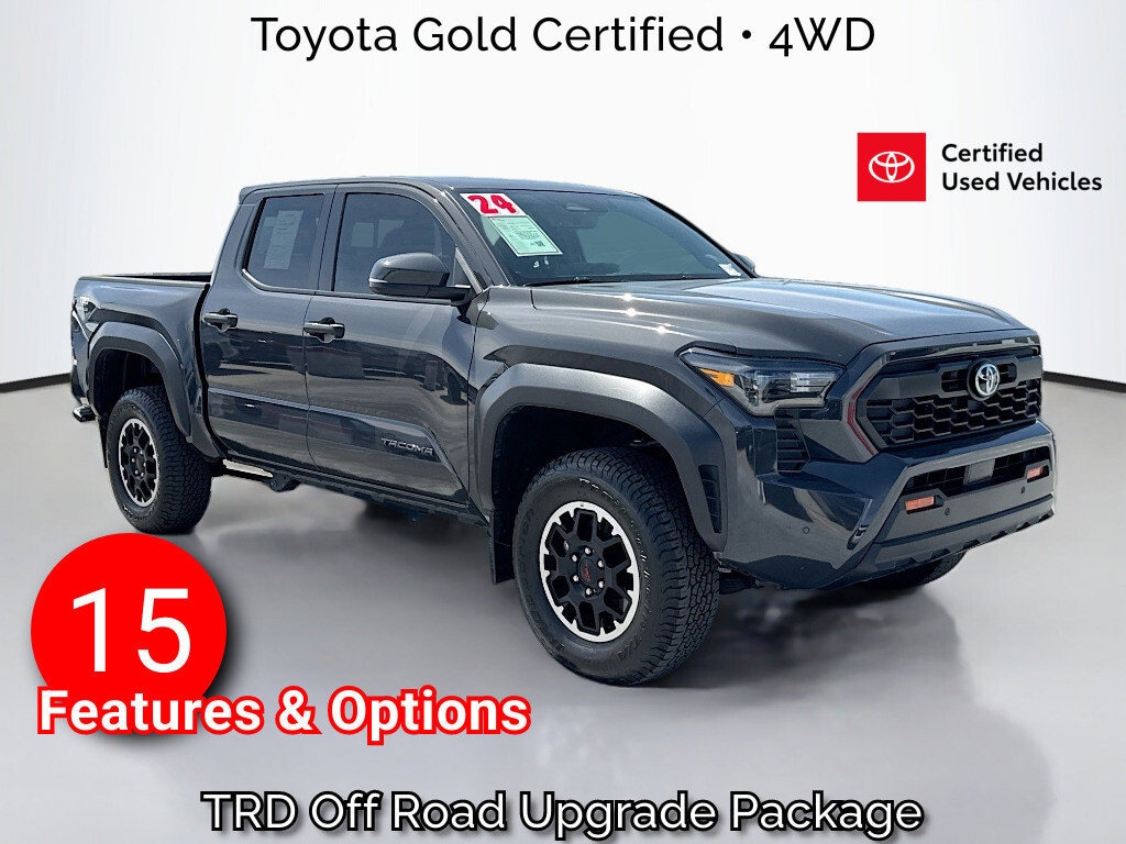 Certified 2024 Toyota Tacoma TRD Off-Road Truck Double Cab