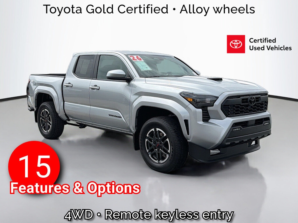 Certified 2026 Toyota Tacoma TRD Sport Truck Double Cab