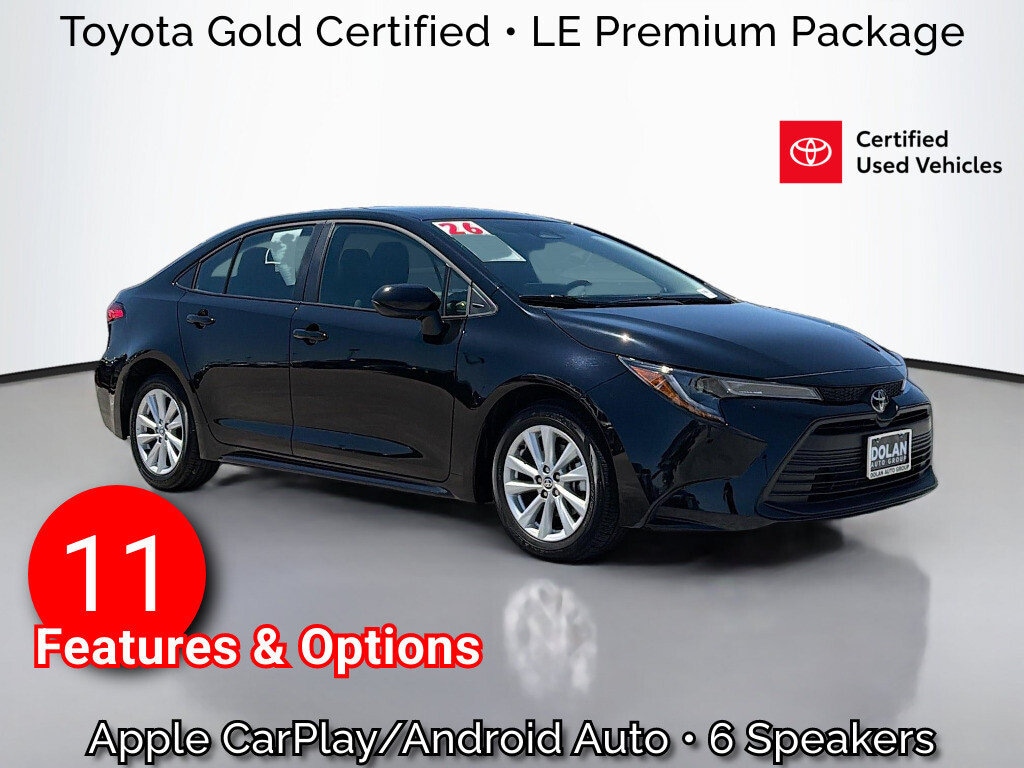 Certified 2026 Toyota Corolla LE Sedan