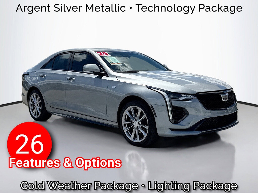 Used 2024 Cadillac CT4 Sport with VIN 1G6DG5RK4R0106062 for sale in Reno, NV