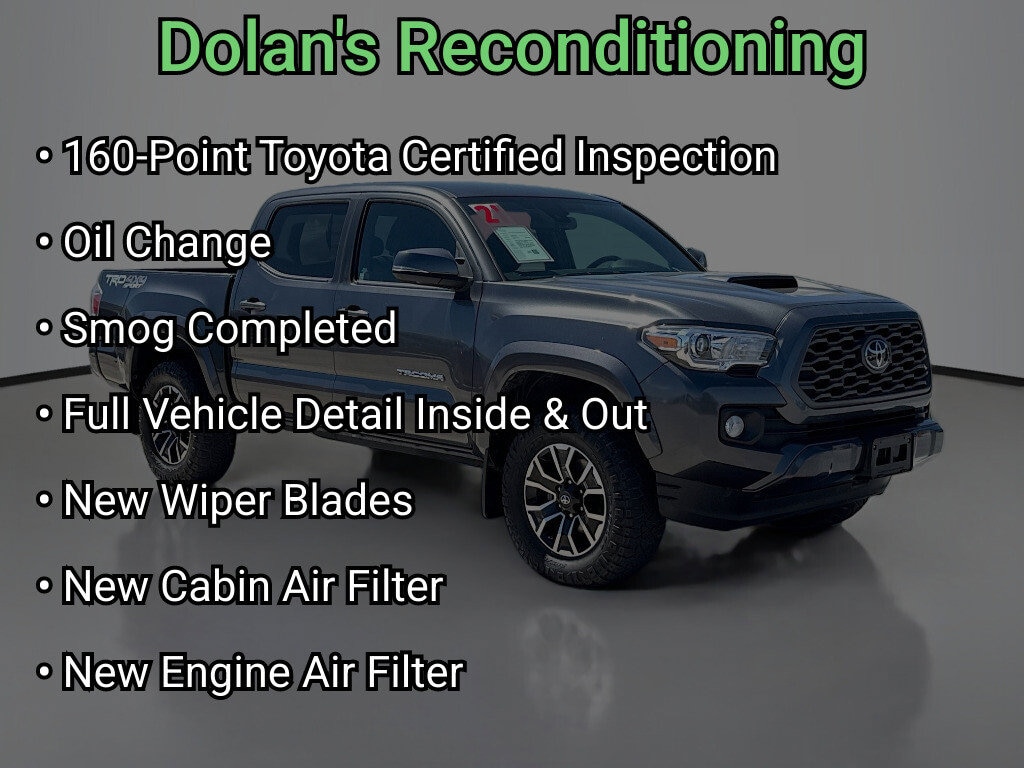 Certified 2021 Toyota Tacoma TRD Sport Truck Double Cab