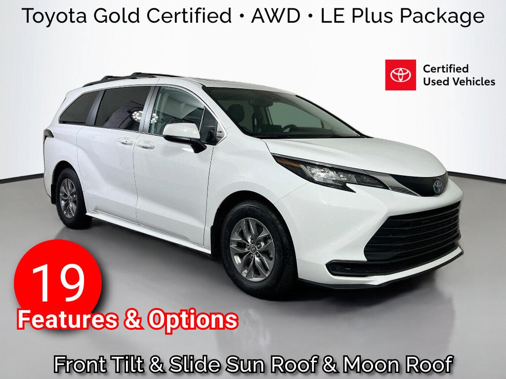 Certified 2023 Toyota Sienna LE Van Passenger Van