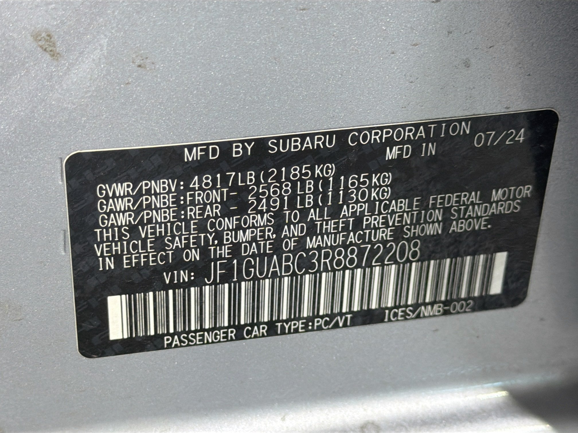 2024 Subaru Impreza Base - Photo 38