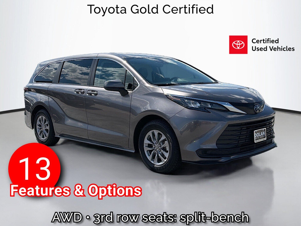 Certified 2024 Toyota Sienna LE Van Passenger Van