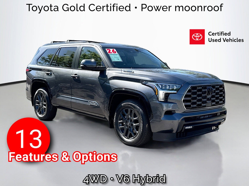 Certified 2026 Toyota Sequoia Platinum SUV