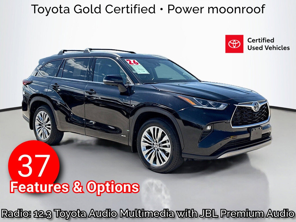 Certified 2026 Toyota Highlander Hybrid Platinum SUV