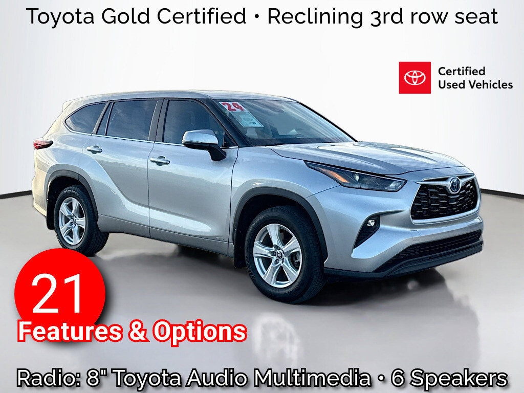 Certified 2024 Toyota Highlander Hybrid LE SUV