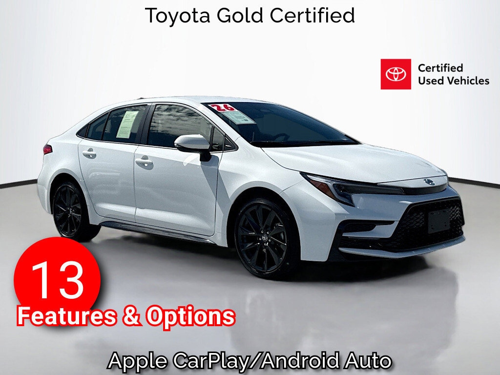 Certified 2026 Toyota Corolla SE Sedan