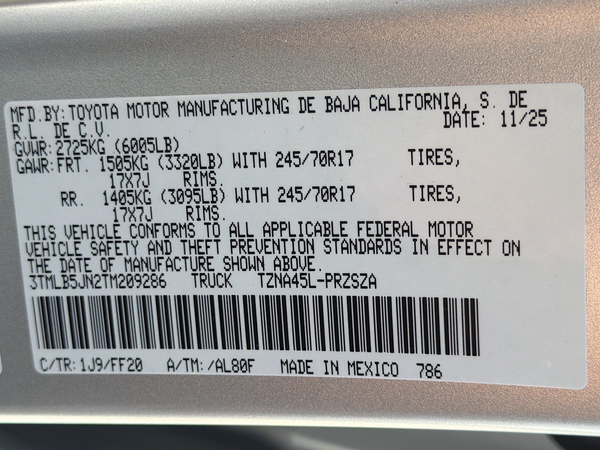 2026 Toyota Tacoma SR5 - Photo 37