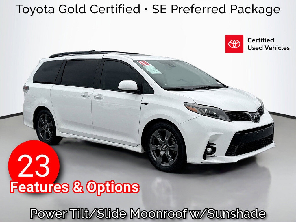 Certified 2018 Toyota Sienna SE Van Passenger Van
