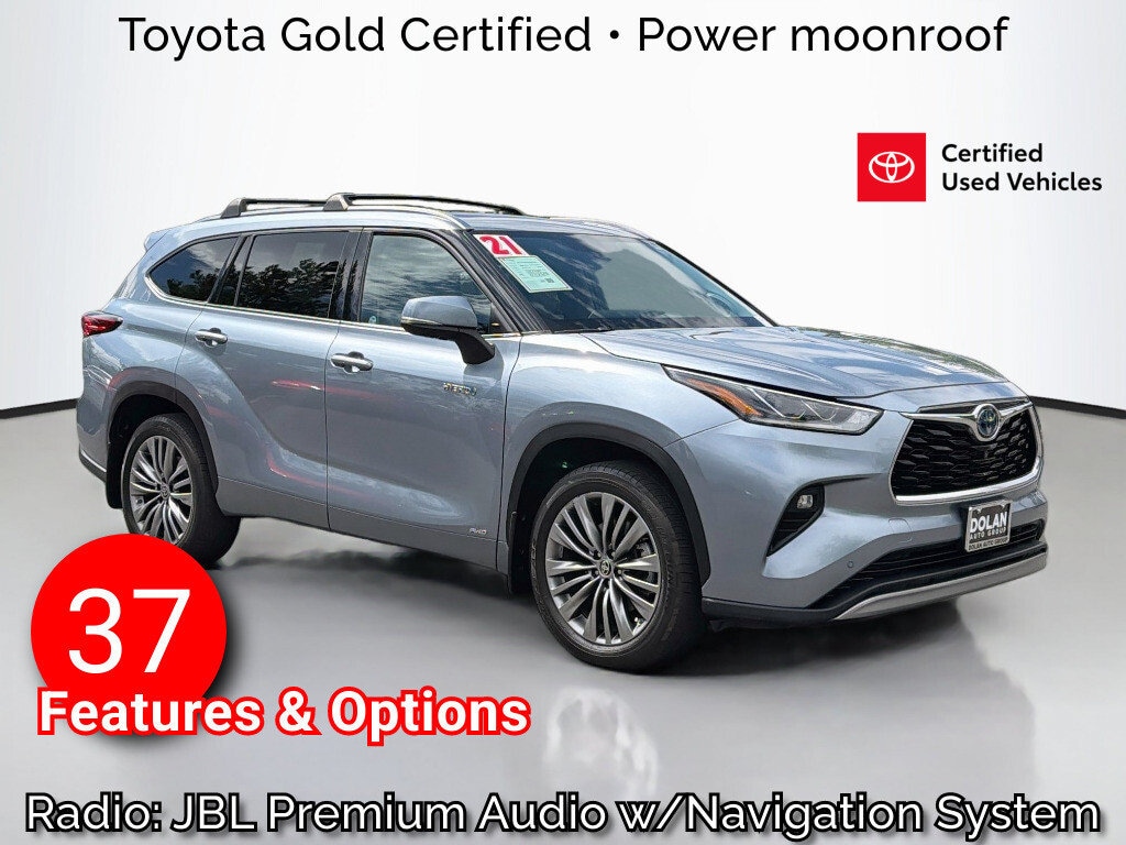 Certified 2021 Toyota Highlander Hybrid Platinum SUV