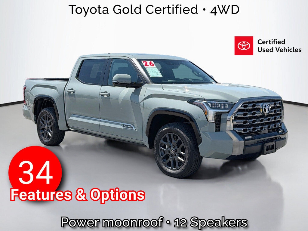 Certified 2026 Toyota Tundra Platinum Truck CrewMax