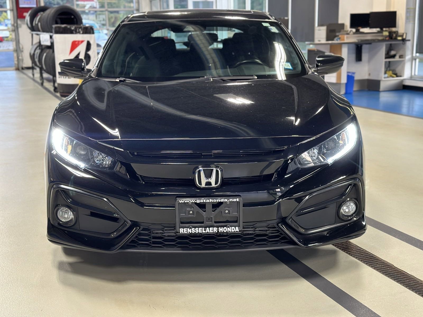 Used 2021 Honda Civic Hatchback EX with VIN SHHFK7H62MU410987 for sale in Troy, NY